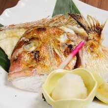 本日の鮮魚の釜焼き