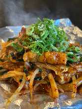 ホルモンキムチ炒め