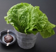 野菜の付け合わせ