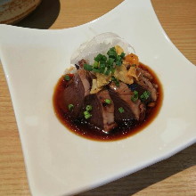カツオのたたきの四川ソース