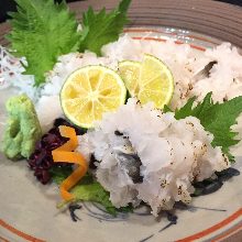 鱧の湯引き