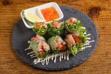 生春巻き(タイ風料理)　