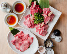 焼肉盛り合わせ5種