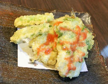 イワシの大葉包み揚げ天ぷら