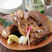 マグロのカマの塩焼き