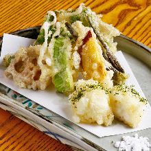 本日の天ぷら おまかせ6種盛り合わせ