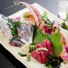 旬の鮮魚盛り合わせ