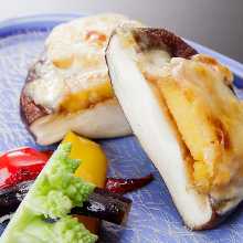 「プレミアムてんけいこ」」椎茸肉詰めチーズ焼