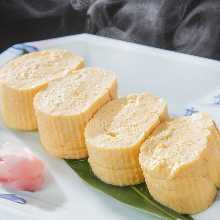 「こだわり玉子」のだし巻き玉子