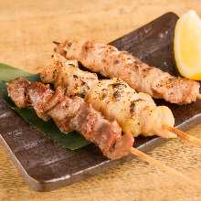 焼き鳥盛り合わせ3種