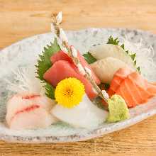 刺身盛り合わせ5種