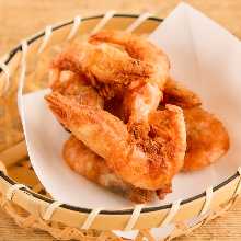甘海老の唐揚げ
