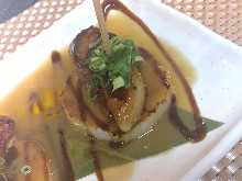 フォアグラの鉄板焼き