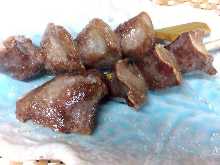 砂肝（砂ずり）の鉄板焼き