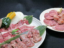 焼肉盛り合わせ