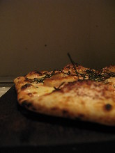 もちと明太子のピザ