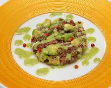 馬肉のタルタル