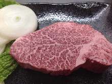 牛ヒレ肉のステーキ
