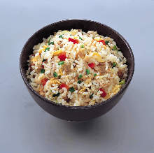 半チャーハン（五目）