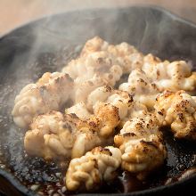 白子の焦がし醤油焼き