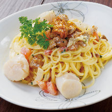 うにのパスタ