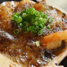 ホタテとカニ味噌のコキール焼き