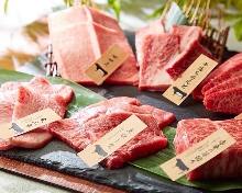 本日の厳選和牛3種盛り