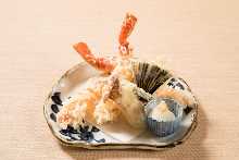ずわいかに天麩羅