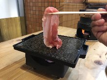 豚のロースステーキ