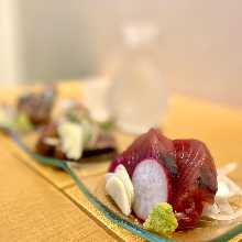 鰹三種食べ比べ