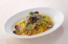 アサリと大葉の和風