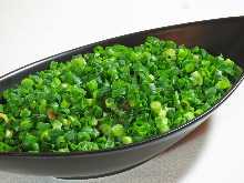 当店オリジナル　仙台小葱にまみれたペペロンチーノ