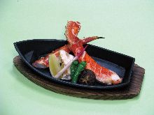 本タラバかに足一本焼き