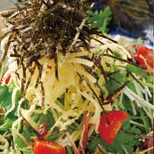 ”和”の野菜とジャコのカリカリサラダ