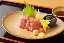 仙台牛冷しゃぶ造り
