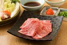 仙台黒毛和牛ロースしゃぶしゃぶ