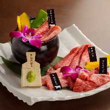 焼肉盛り合わせ4種