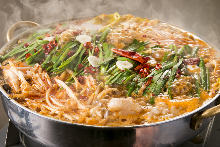 もつ鍋(辛味噌味)