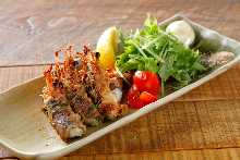 海老の豚しそ巻