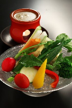季節の野菜のバーニャカウダー