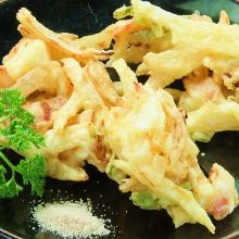 カマンベールチーズのかき揚げ