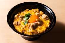 おにく幹の濃厚ふわとろ親子丼