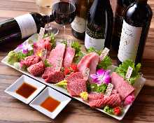 고기 구이 모둠 8가지