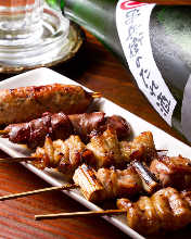 모둠 닭꼬치 5가지 모둠 닭꼬치 5가지