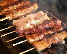 모둠 꼬치 구이 7가지
