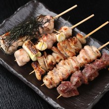 모둠 닭꼬치