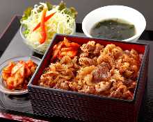 흑모 와규 규동 정식 세트