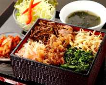 야키니쿠 비빔밥 정식 세트