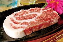 돼지로스 스테이크