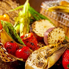 야채 5가지 화로 구이 야채 5가지 화로 구이